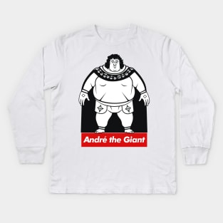 Andre The Giant Kids Long Sleeve T-Shirt